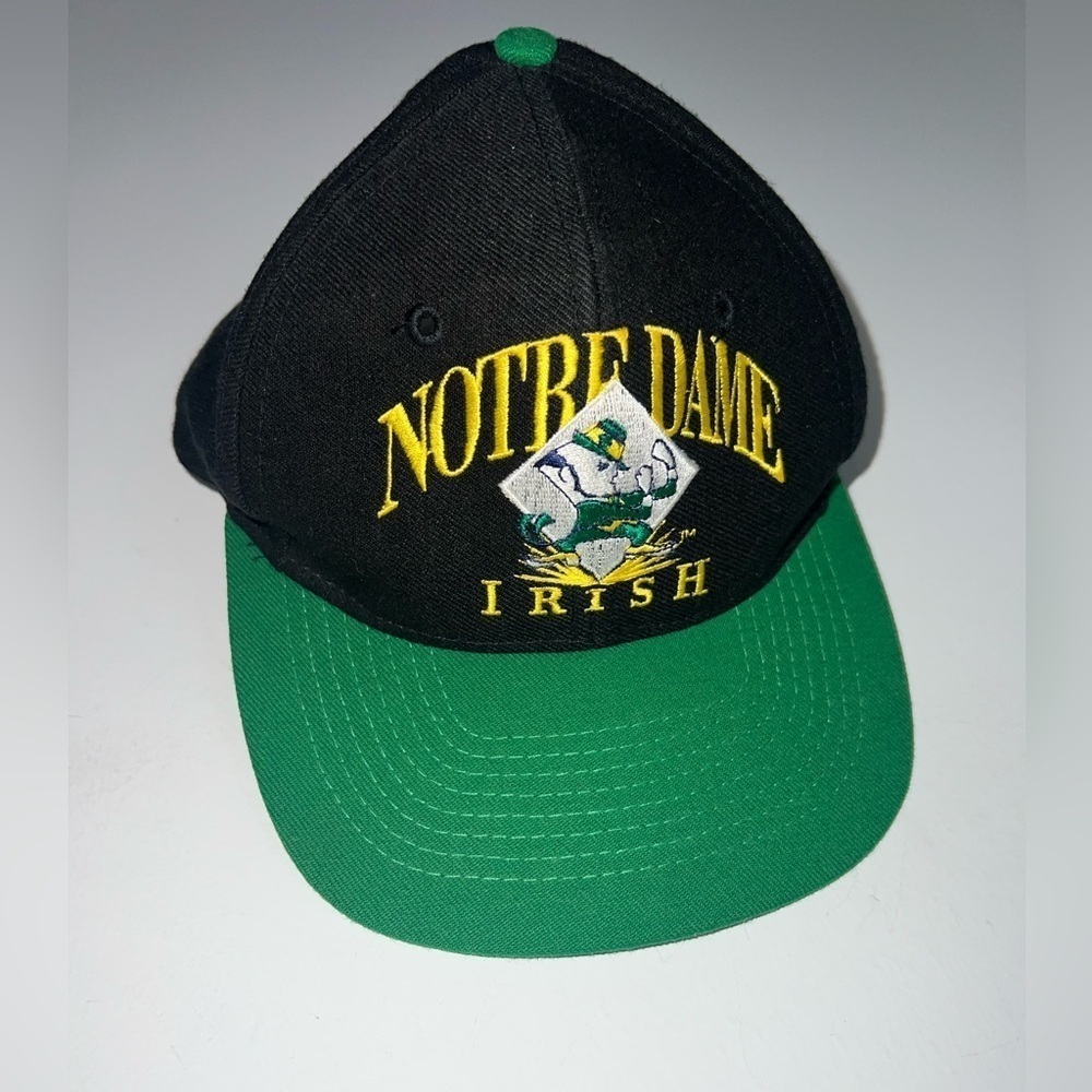 Notre Dame Irish Vintage Black and Green Hat